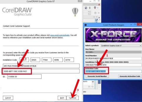 Corel draw x7 activation code free download